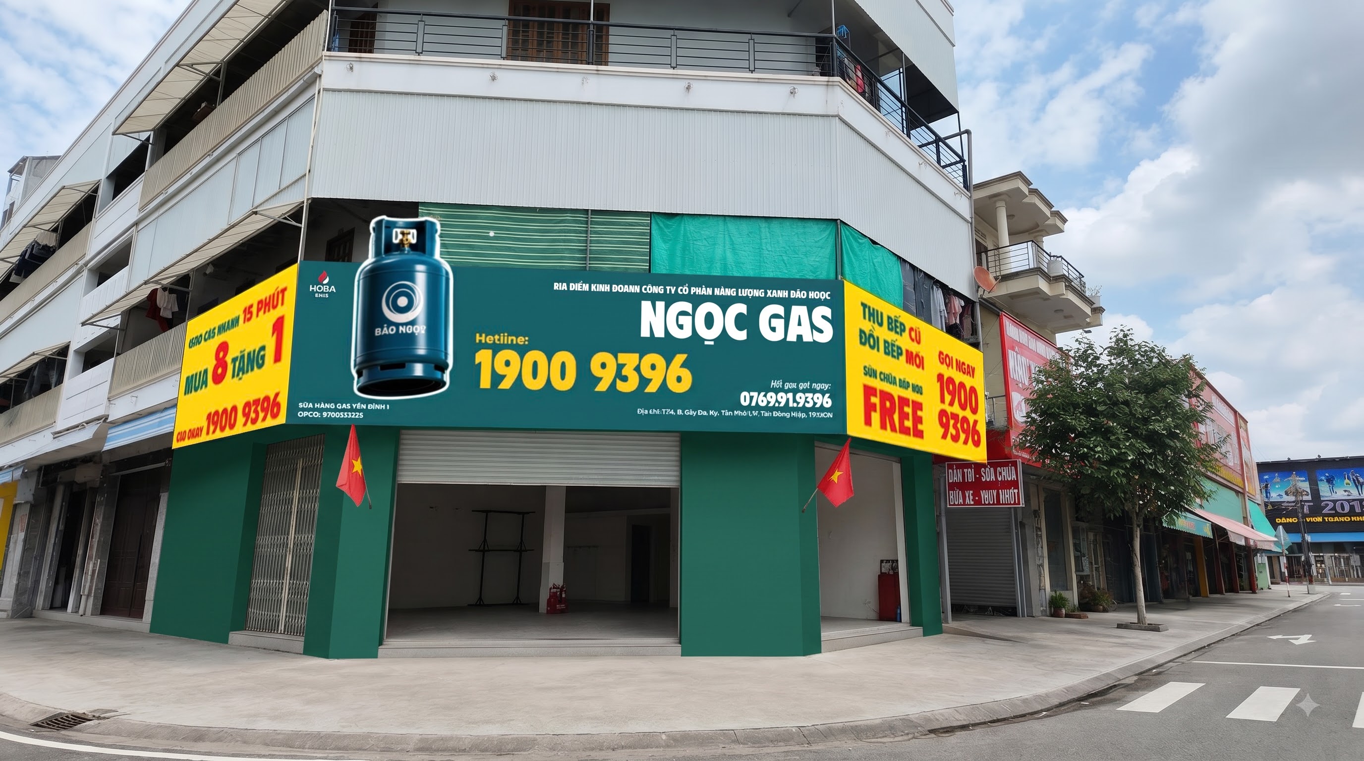 Dịch Vụ Giao Gas Nhanh Tại Dĩ An, Thuận An & KDC VietSing - Đổi Gas Sopet Vil, Phoenix, Luxen 12kg