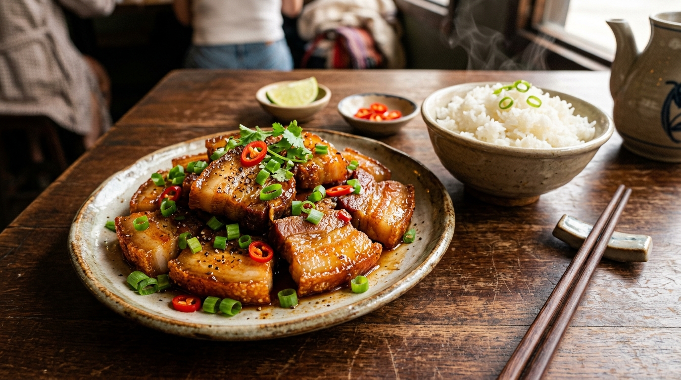 Cách Làm Thịt Rang Cháy Cạnh Chuẩn Vị — Bí Quyết Xém Vàng Óng Ả, Mềm Thơm Đậm Đà Đưa Cơm